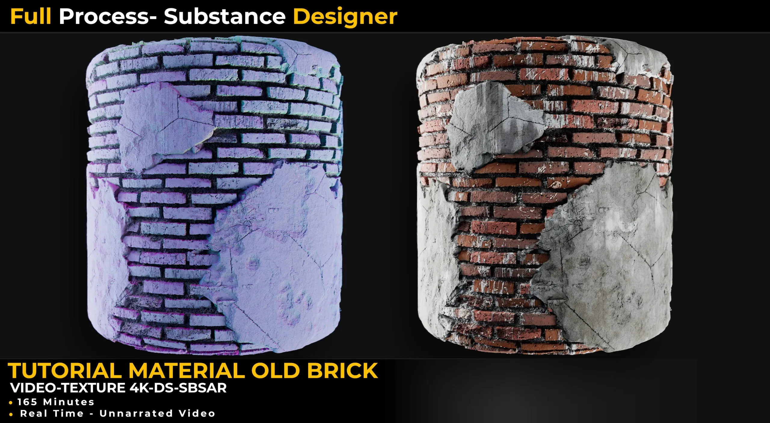 Tutorial Old Brick-Substance Designer Vol.04