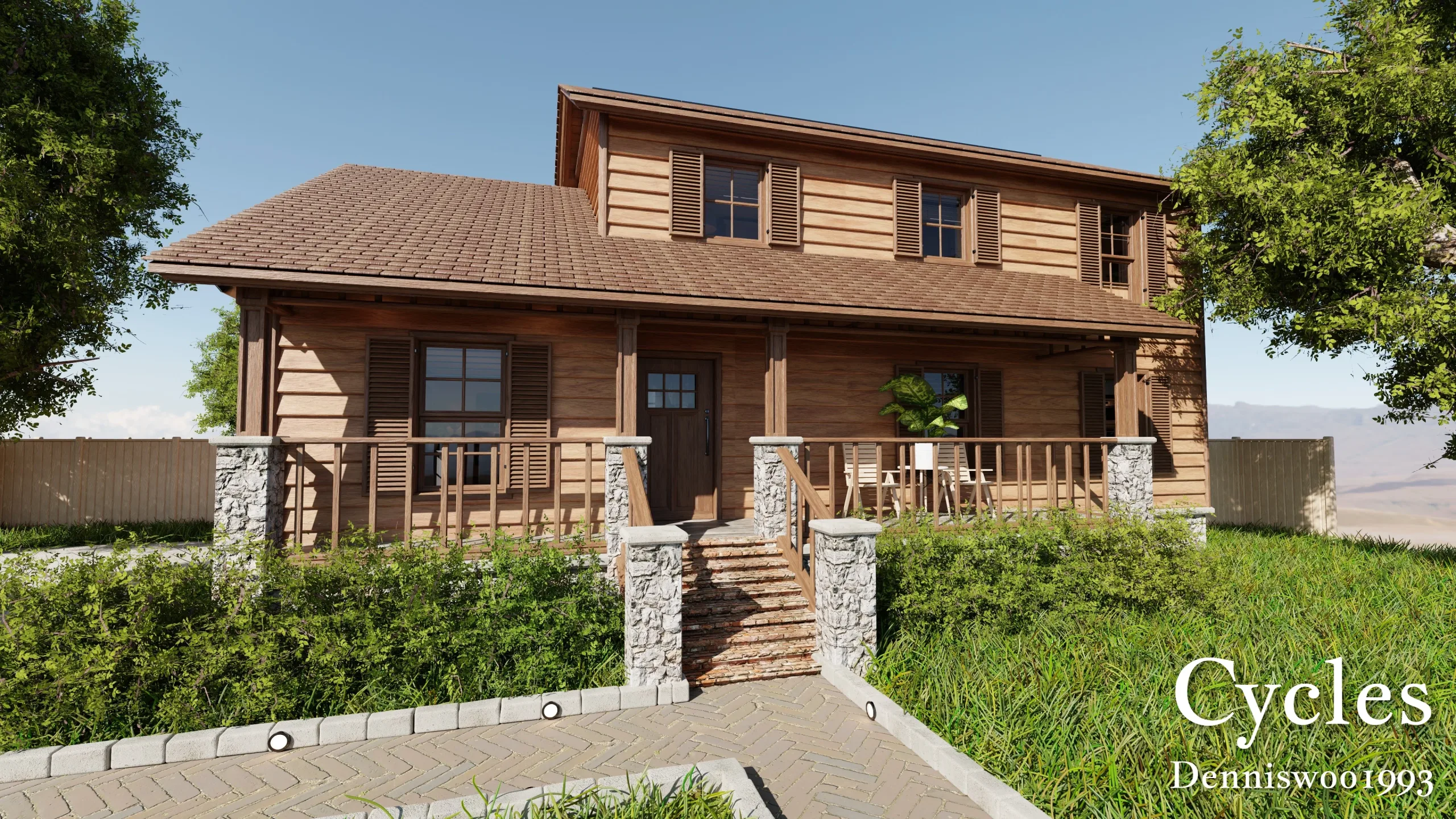 Modular Classic Style American House 8