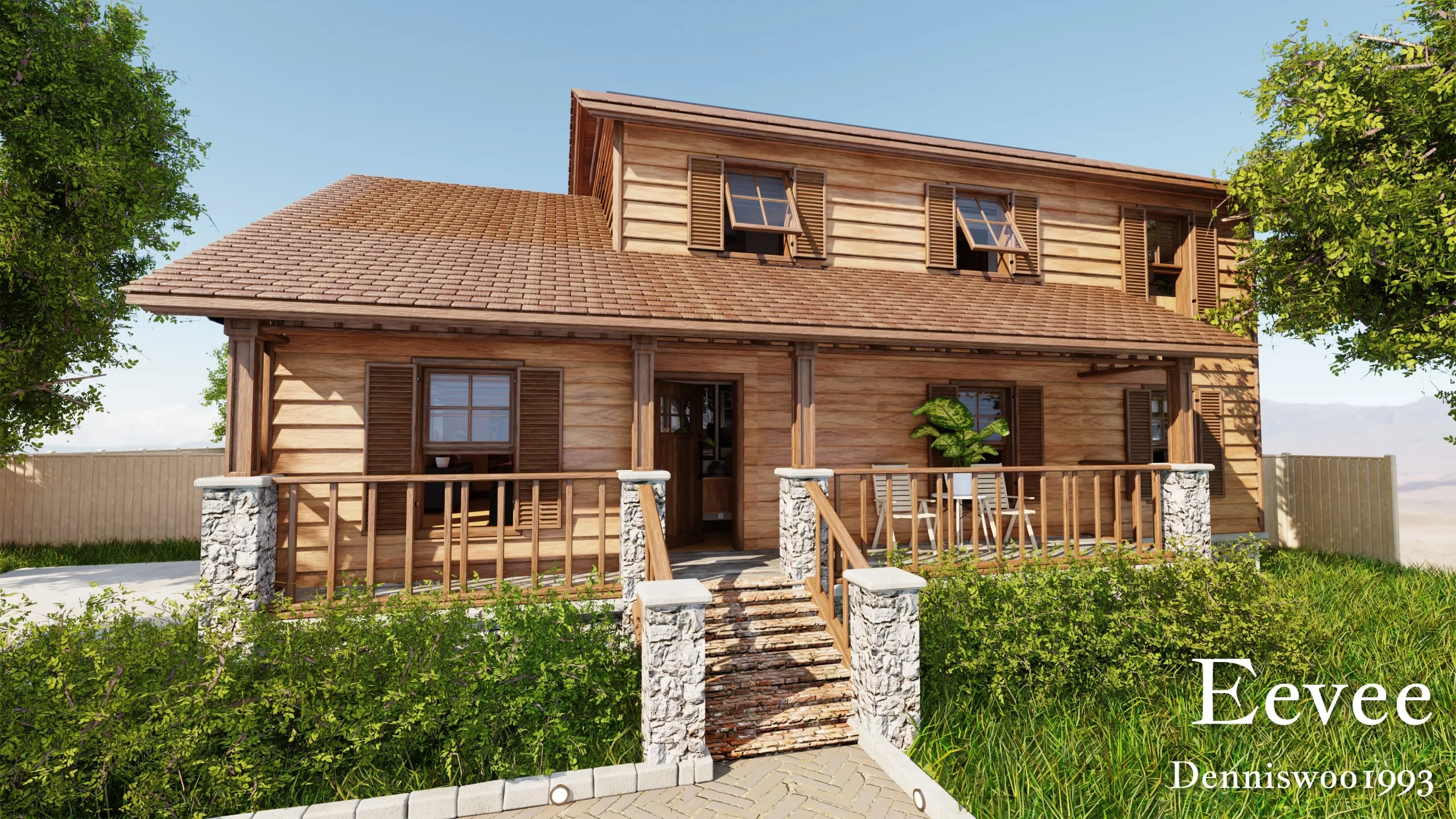 Modular Classic Style American House 8