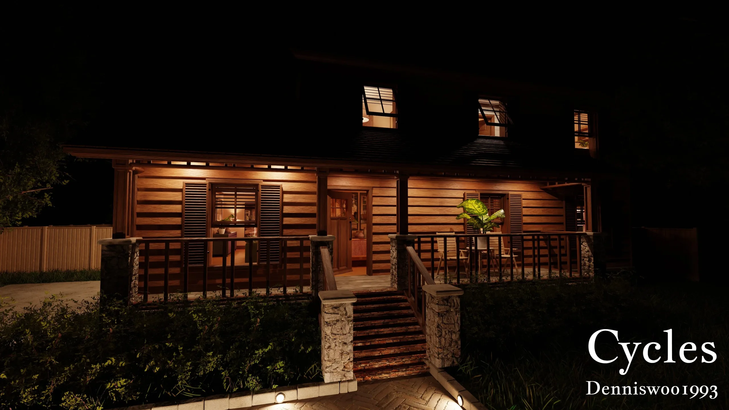 Modular Classic Style American House 8