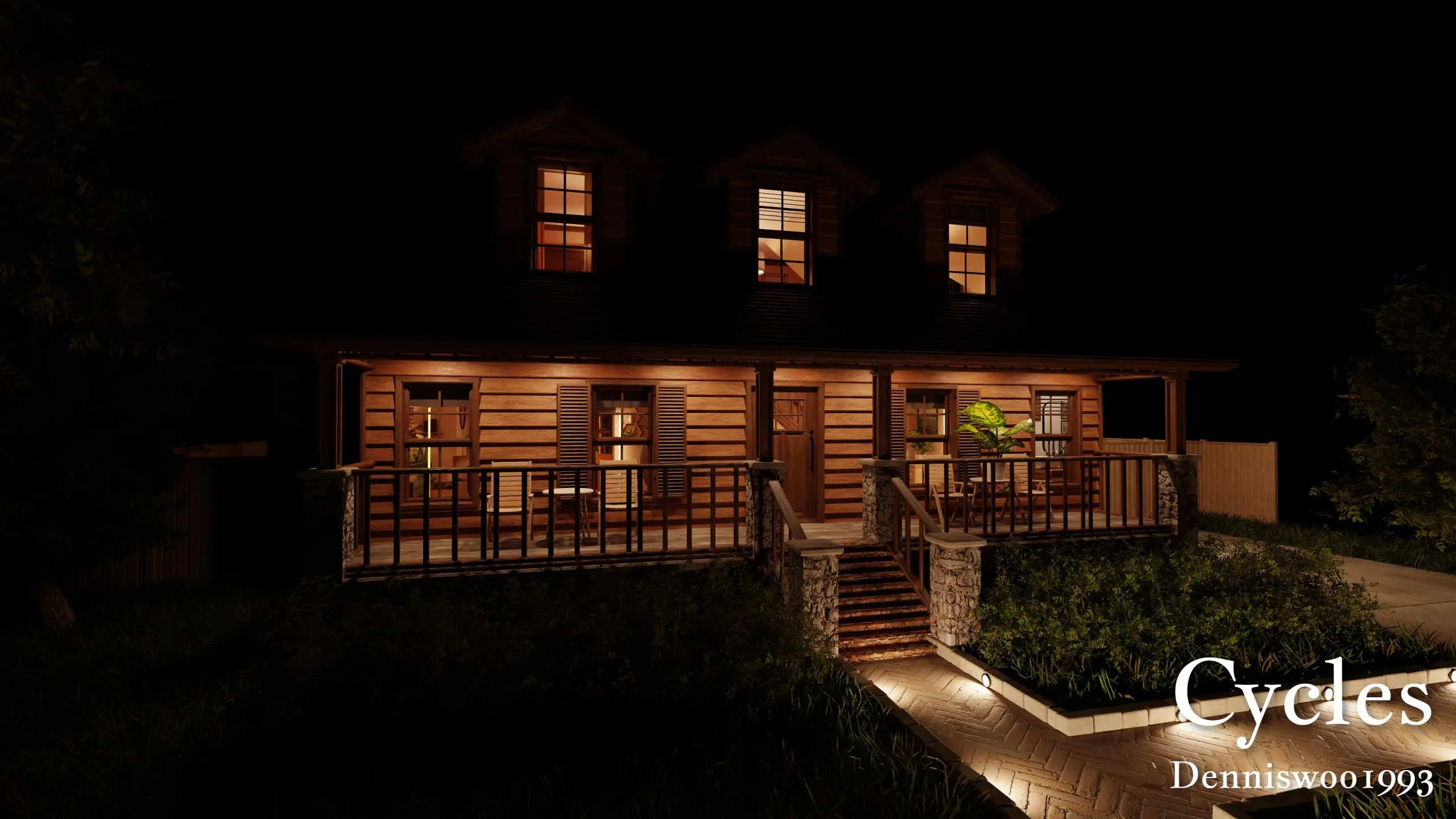 Modular Classic Style American House 9