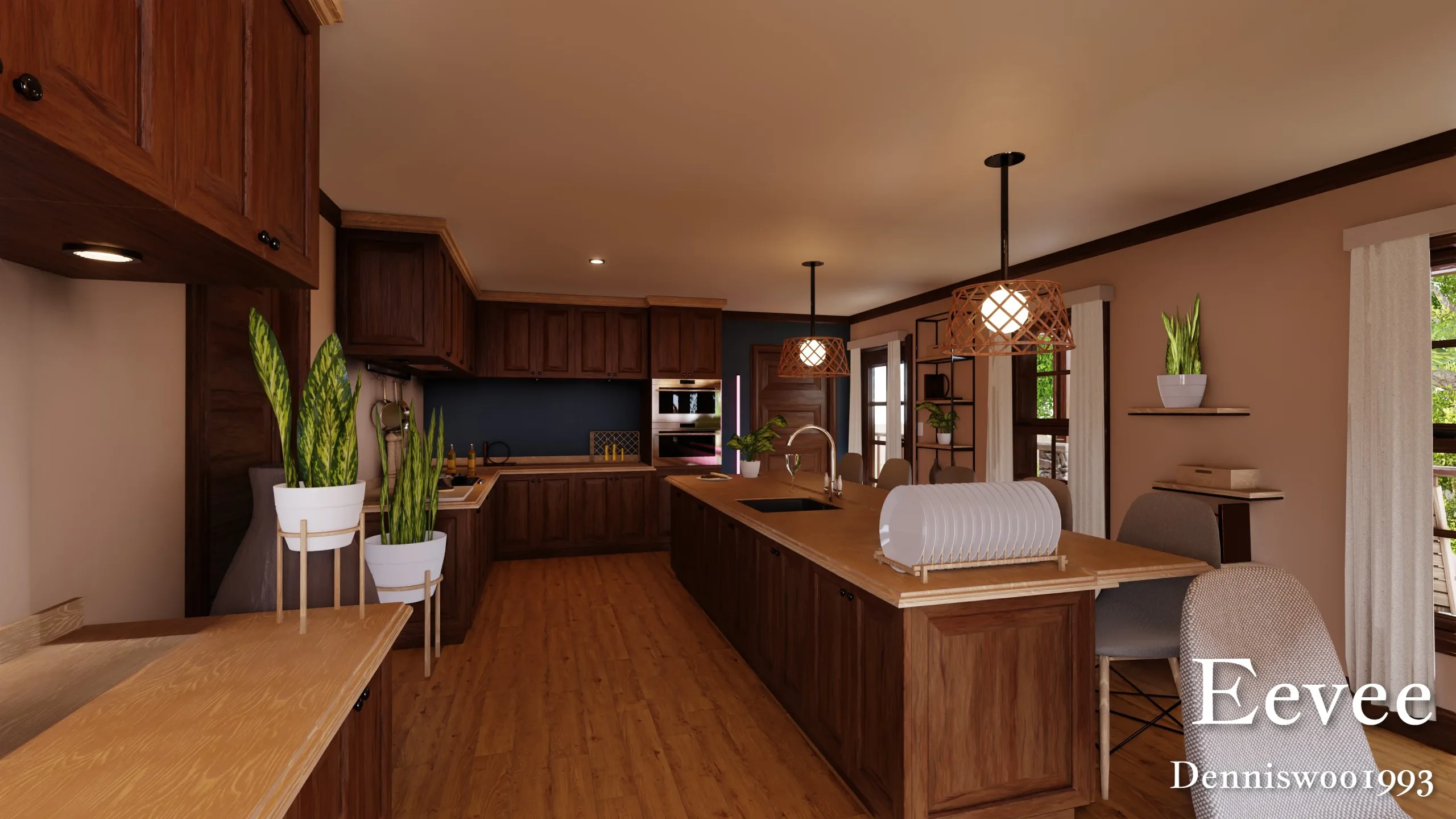 Modular Classic Style American House 9