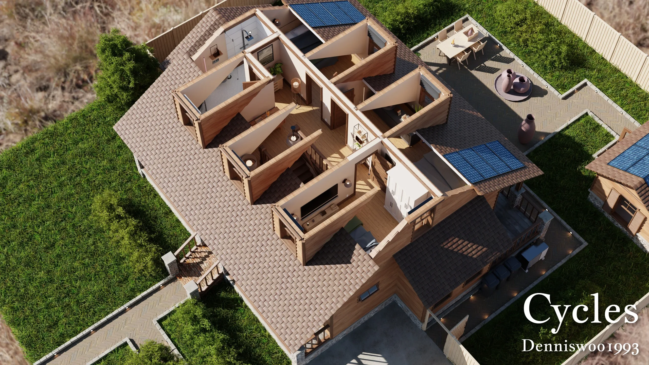 Modular Classic Style American House 9