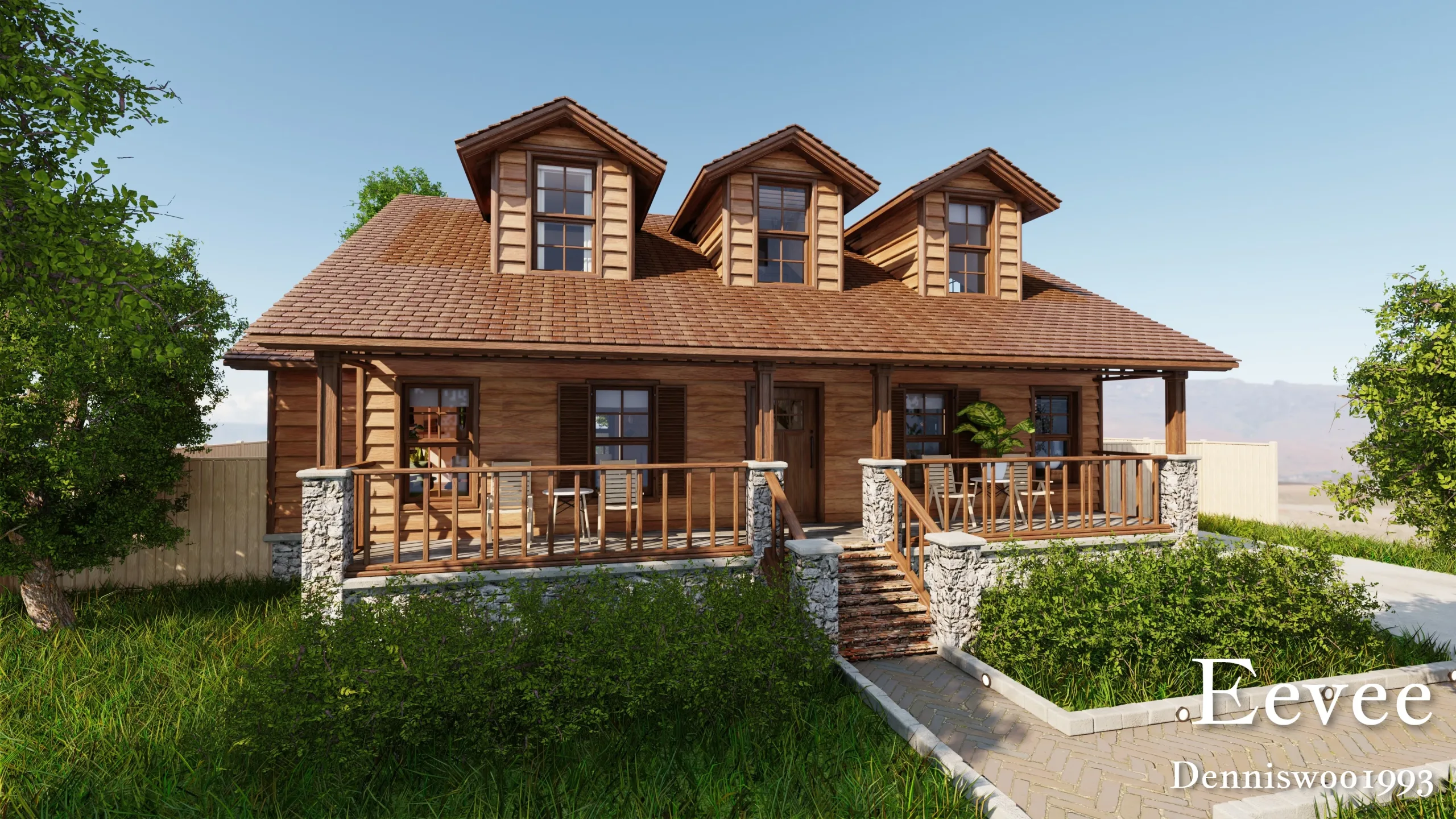 Modular Classic Style American House 9