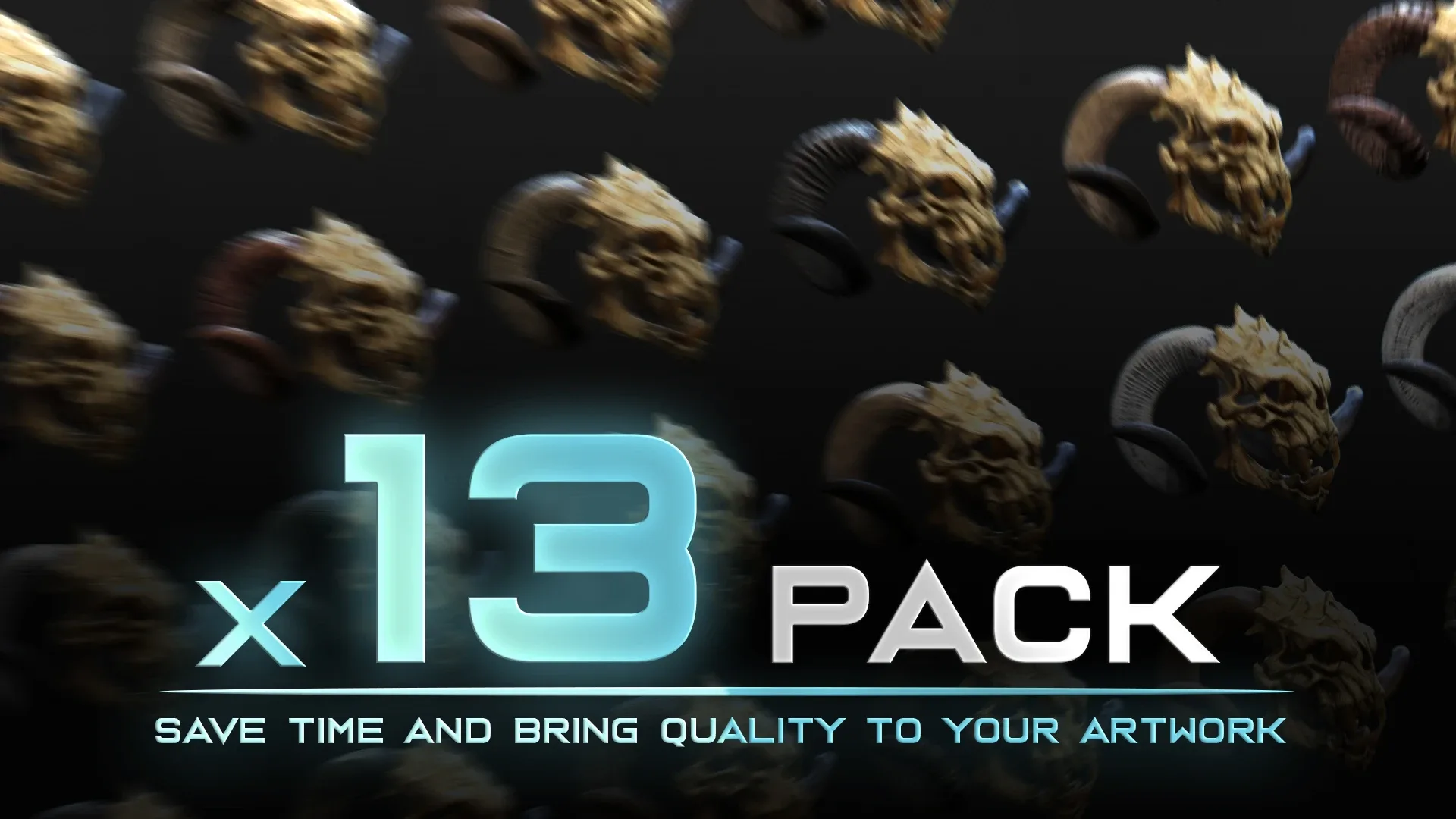 13 Horn Magical Smart Material For Substance 3D Painter