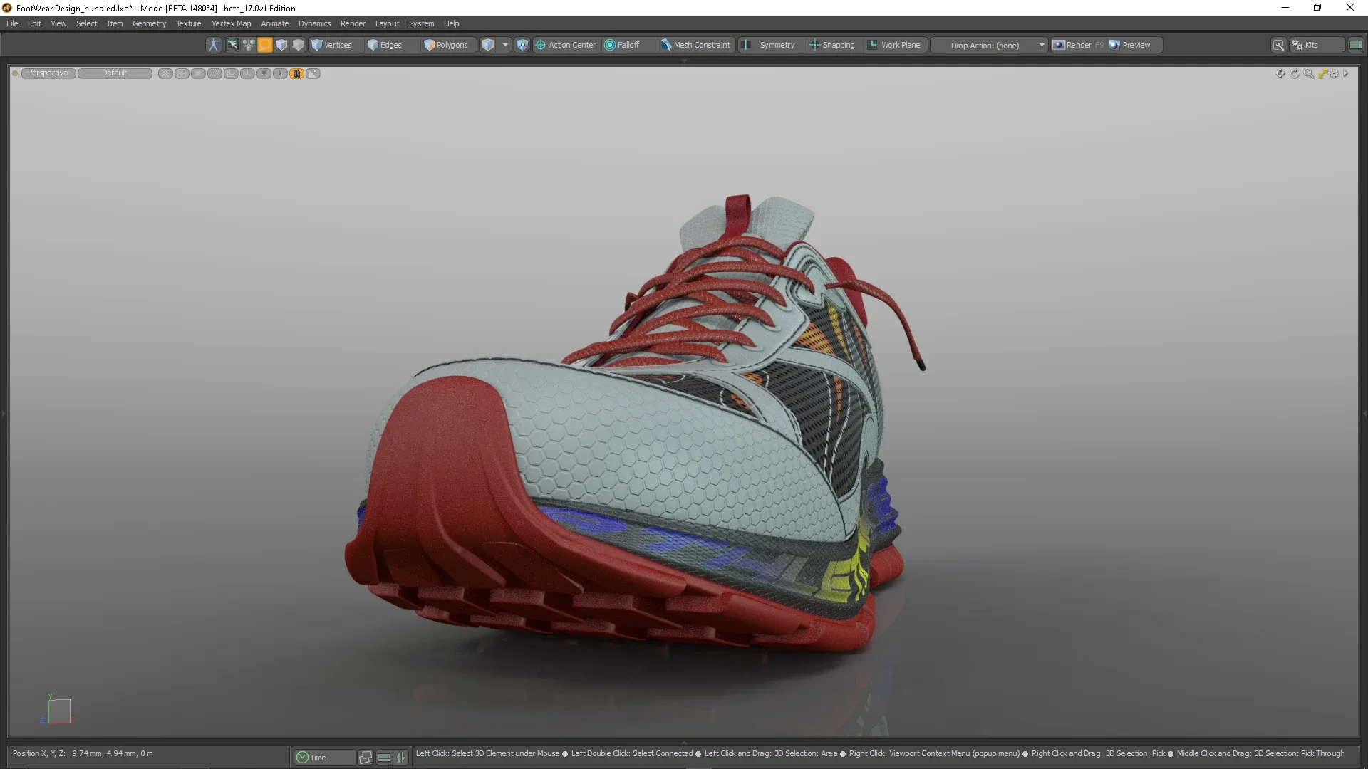 Footwear design in Foundry Modo Really from zero to hero!!! You've never seen one like this! I guarantee you!!!