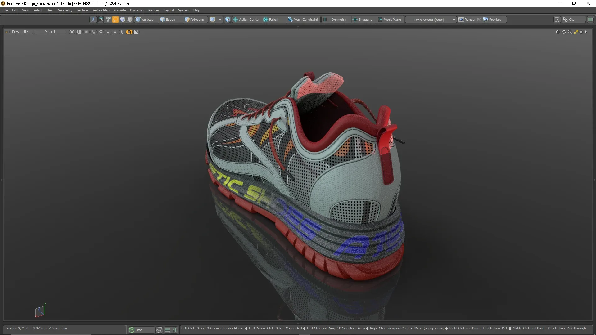 Footwear design in Foundry Modo Really from zero to hero!!! You've never seen one like this! I guarantee you!!!