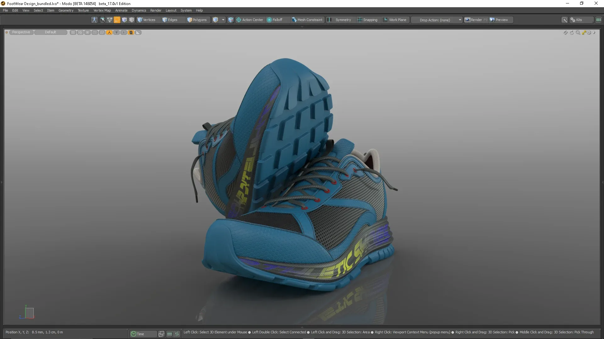 Footwear design in Foundry Modo Really from zero to hero!!! You've never seen one like this! I guarantee you!!!