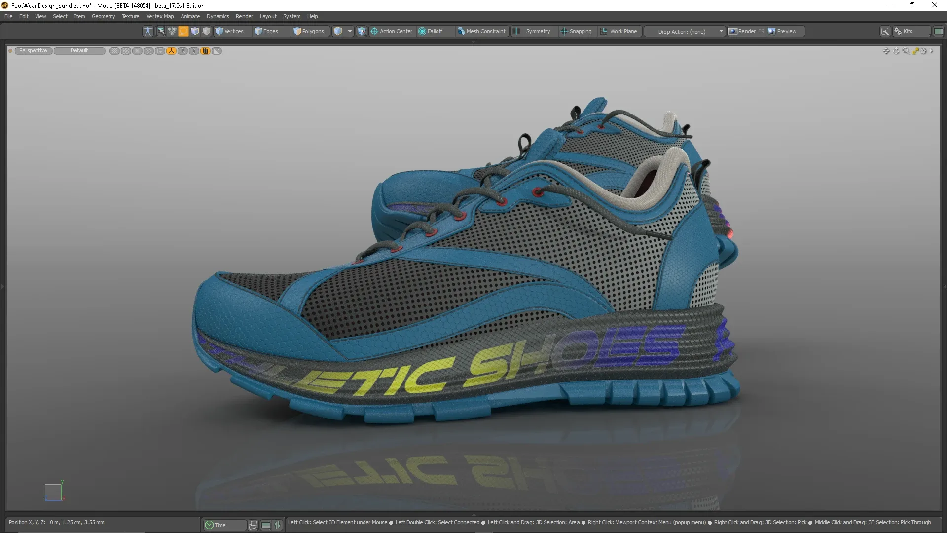 Footwear design in Foundry Modo Really from zero to hero!!! You've never seen one like this! I guarantee you!!!