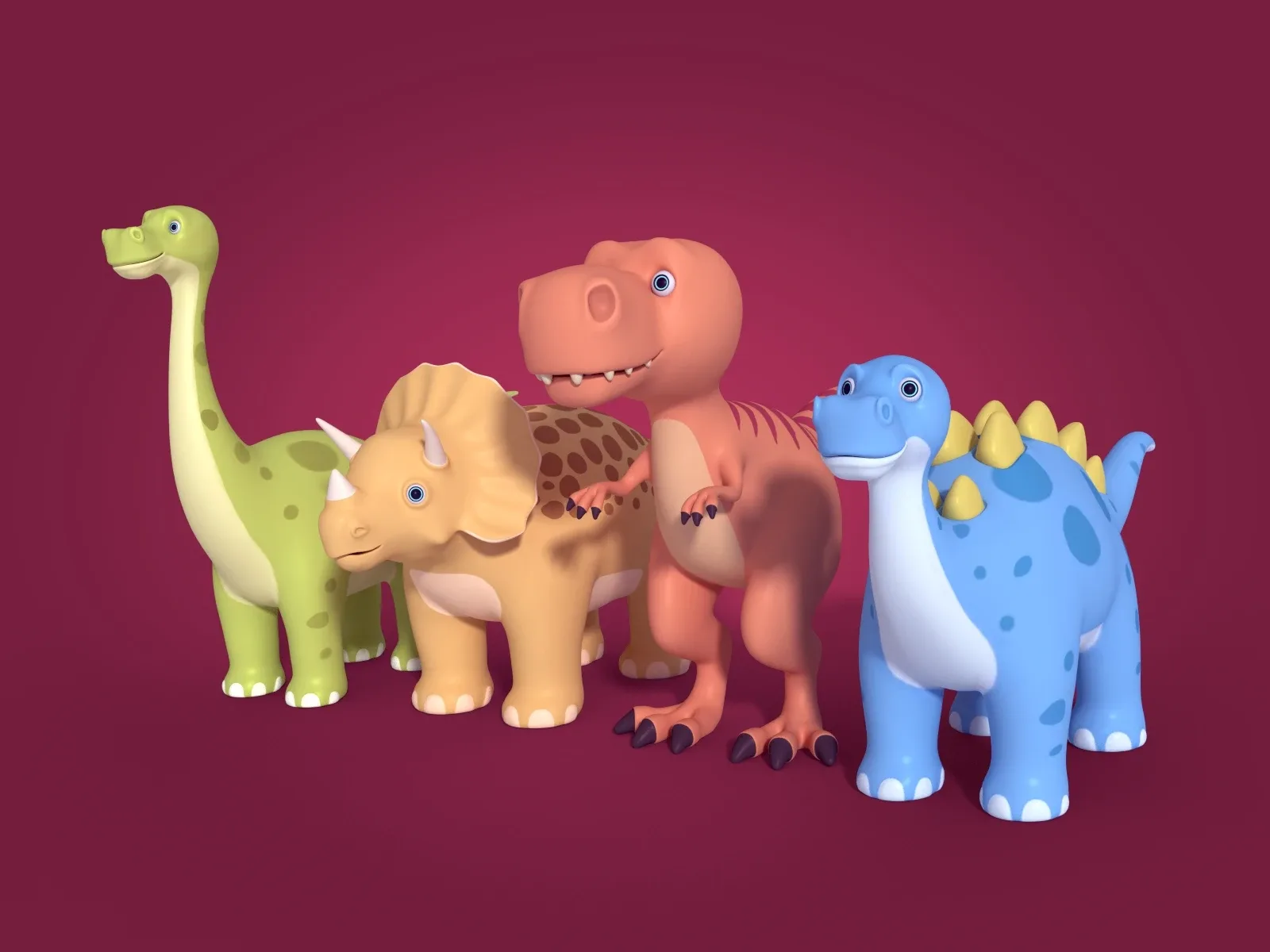 Cartoon Dinosaurs