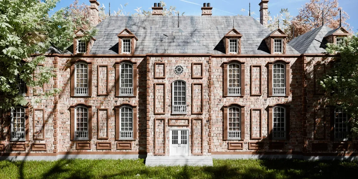 Chateau Le Corvier - 3D Model Of A French Mansion