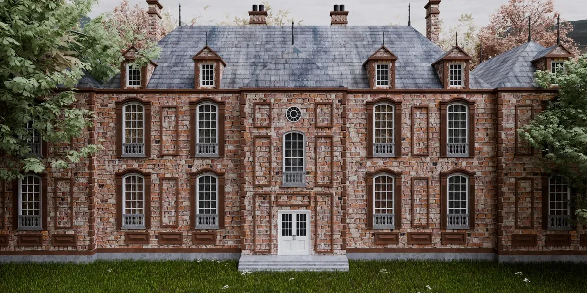 Chateau Le Corvier - 3D Model Of A French Mansion