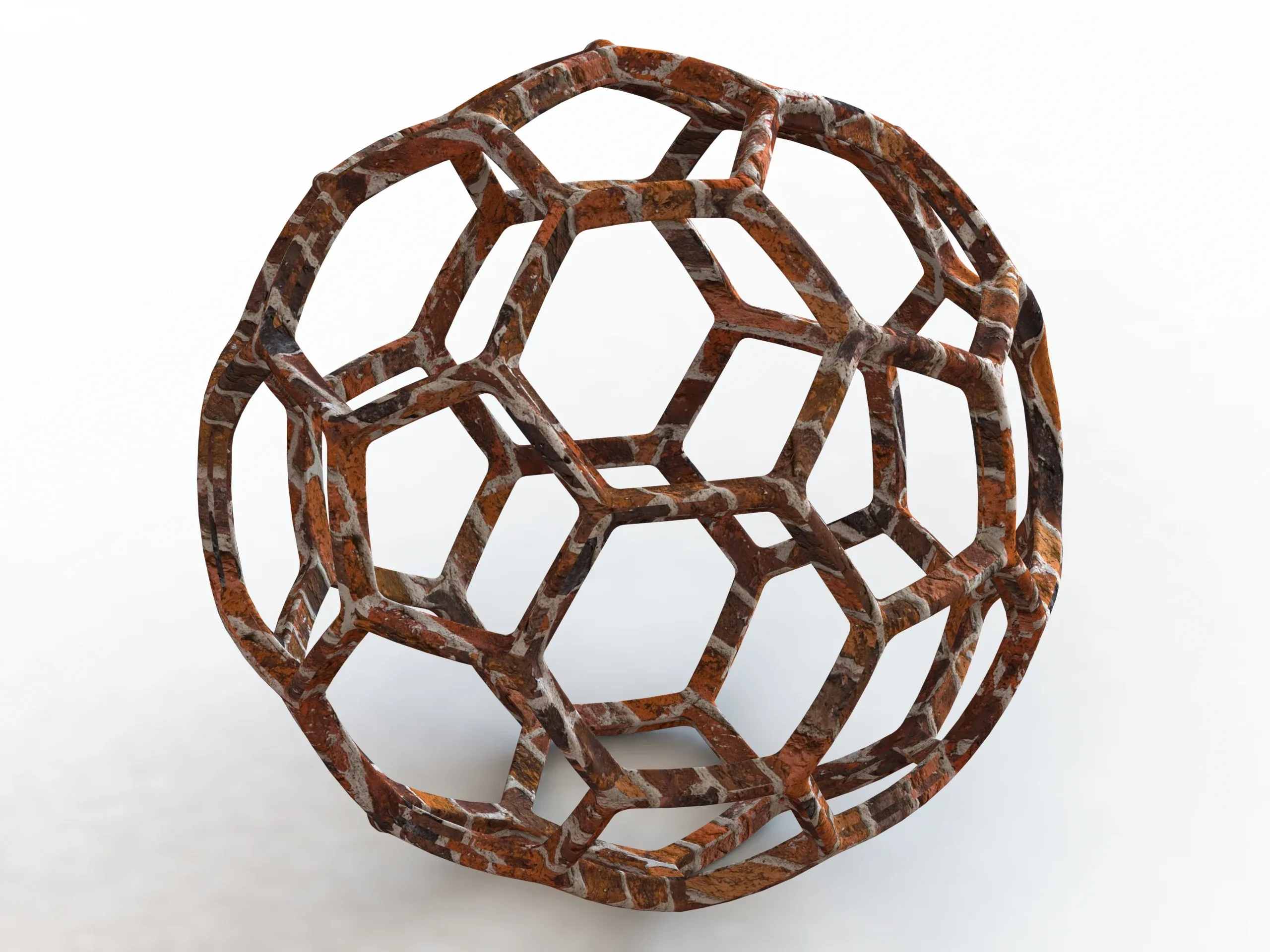 Wireframe Shape Geometric Soccer Ball