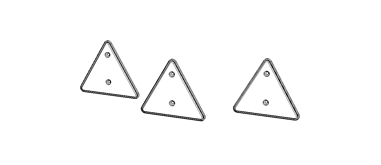 Trailer Triangle Reflectors