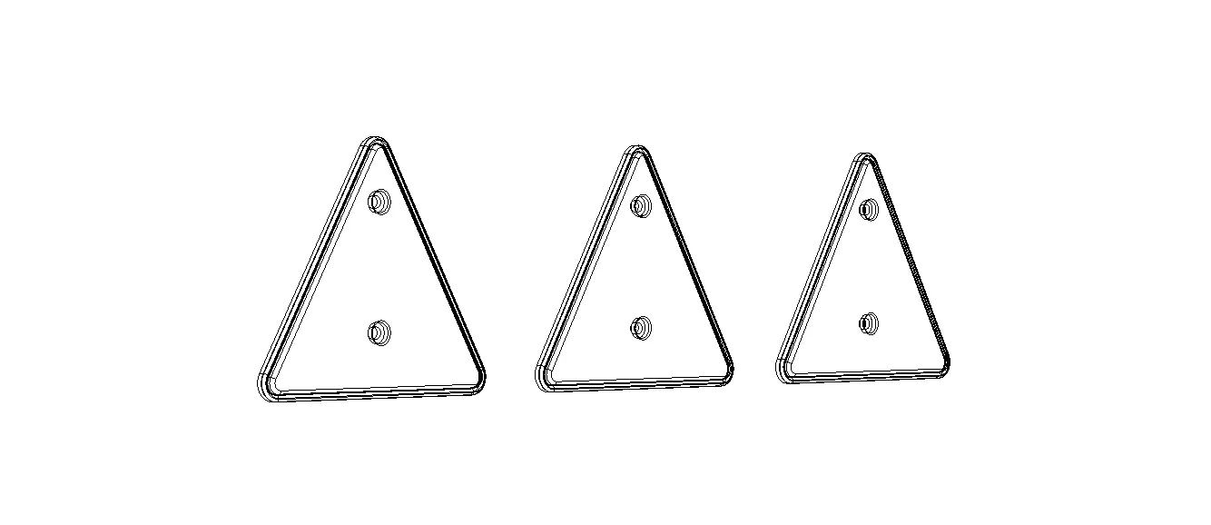 Trailer Triangle Reflectors