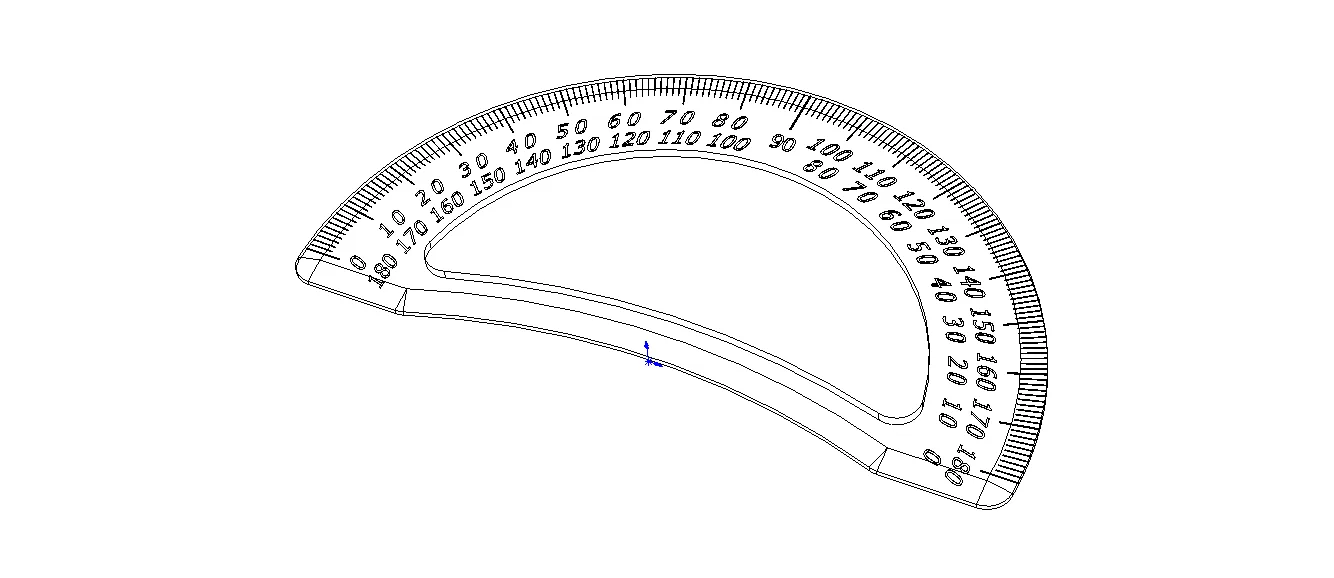 180 Degree Protractor 15cm