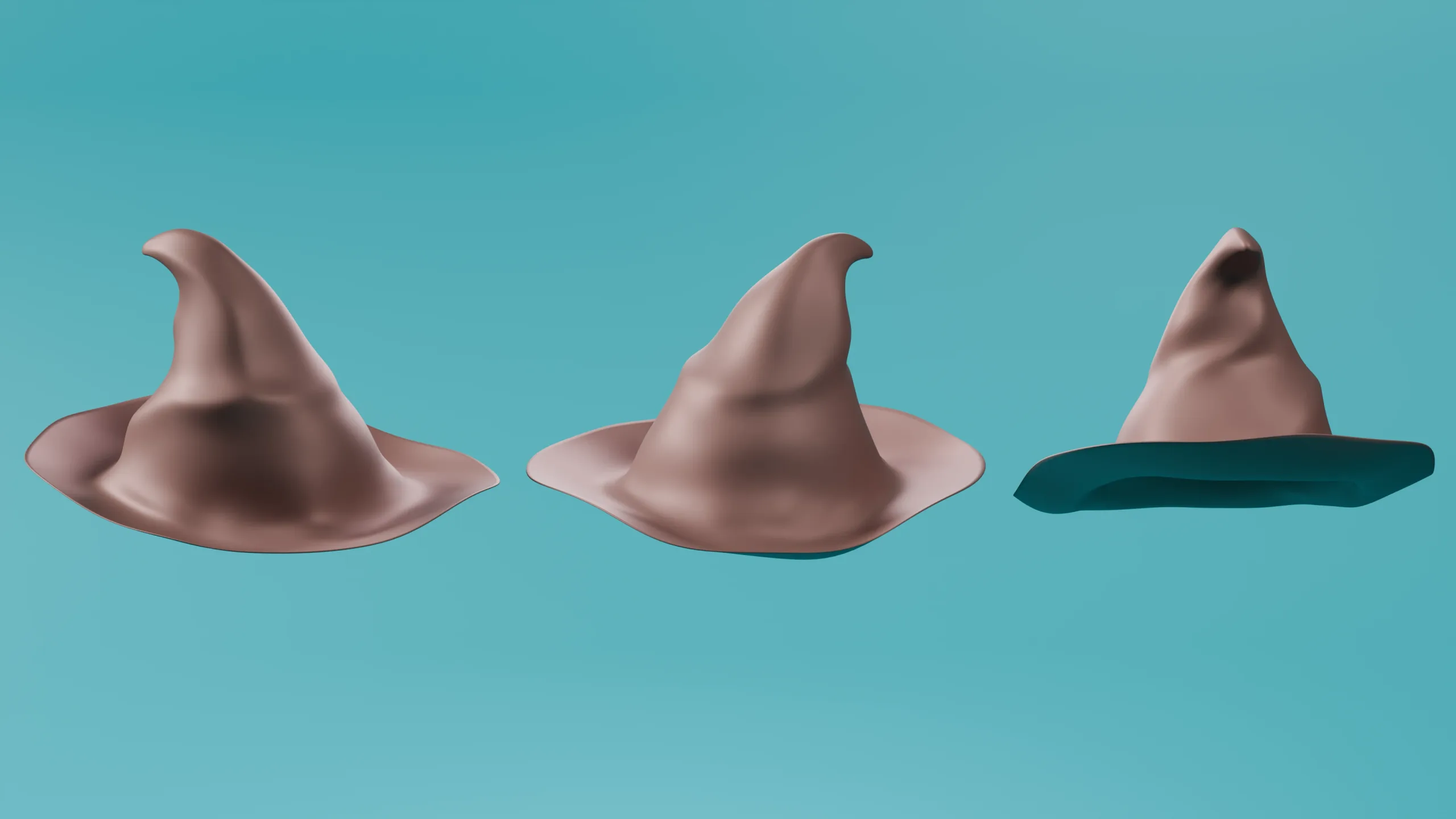 15 Fantasy/Wizard/Mage Hats - Basemesh Models + Bonus