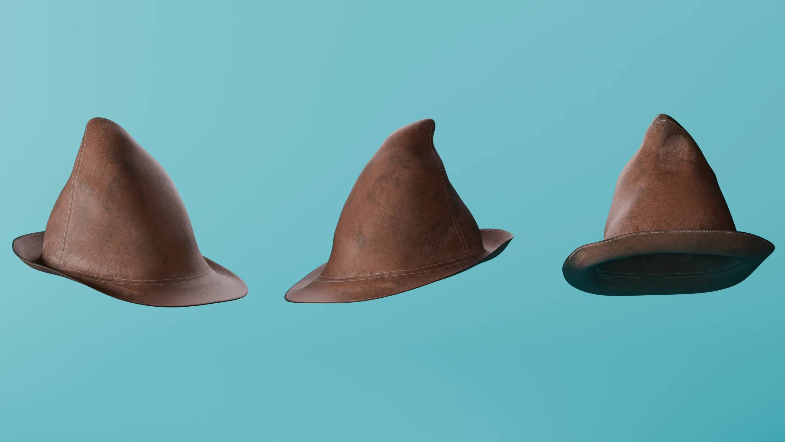 15 Fantasy/Wizard/Mage Hats - Basemesh Models + Bonus