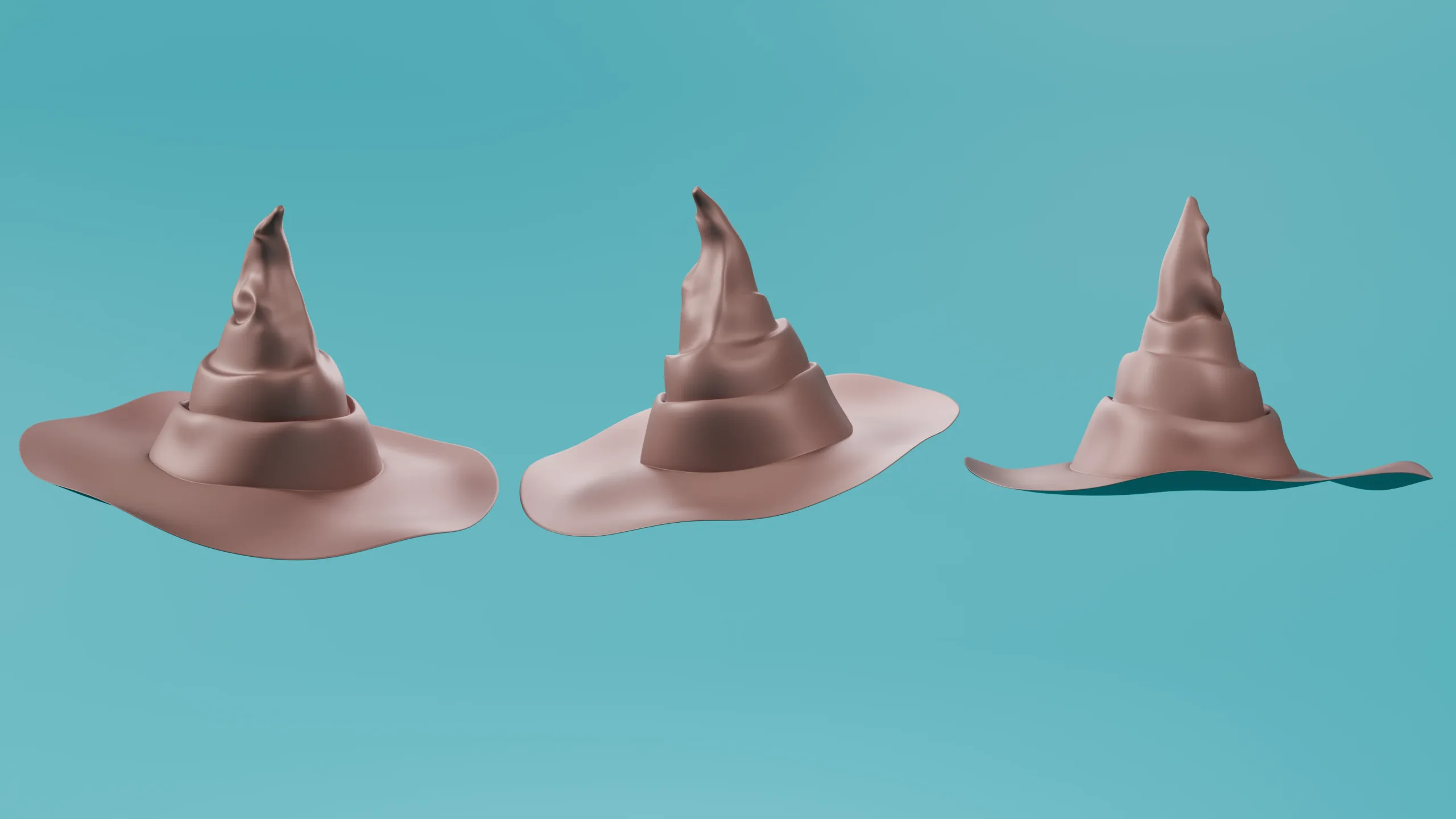 15 Fantasy/Wizard/Mage Hats - Basemesh Models + Bonus