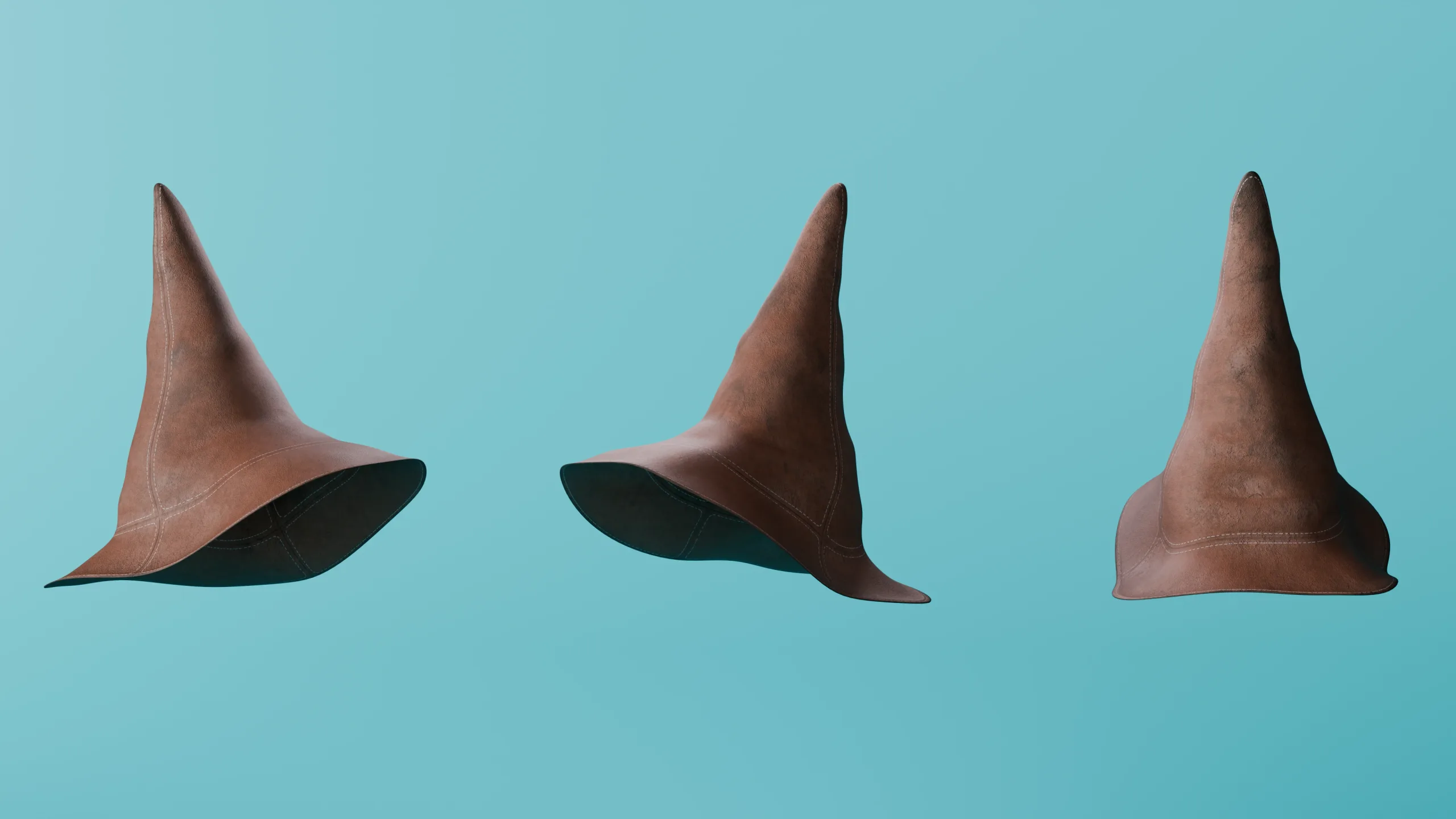 15 Fantasy/Wizard/Mage Hats - Basemesh Models + Bonus