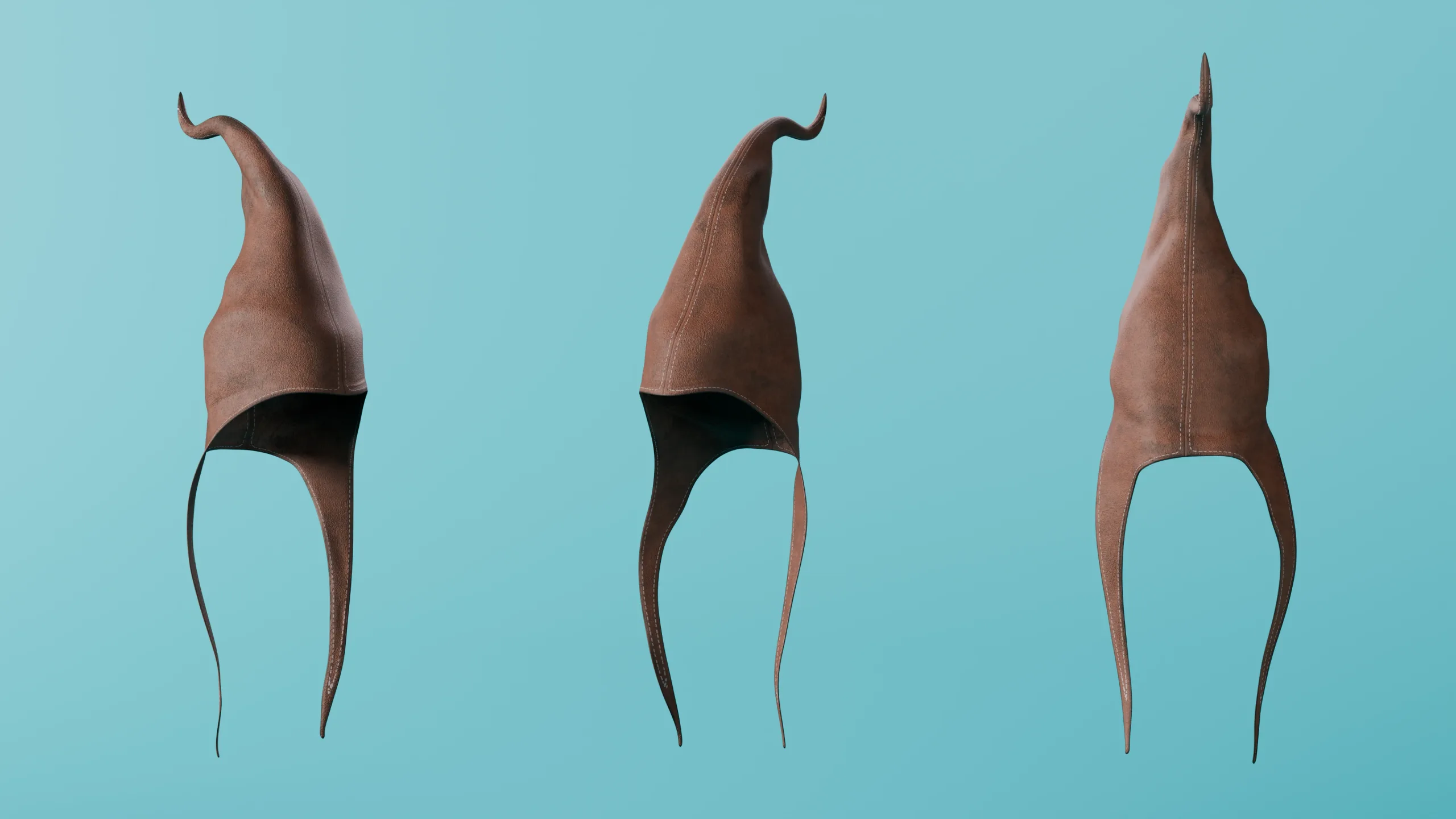 15 Fantasy/Wizard/Mage Hats - Basemesh Models + Bonus