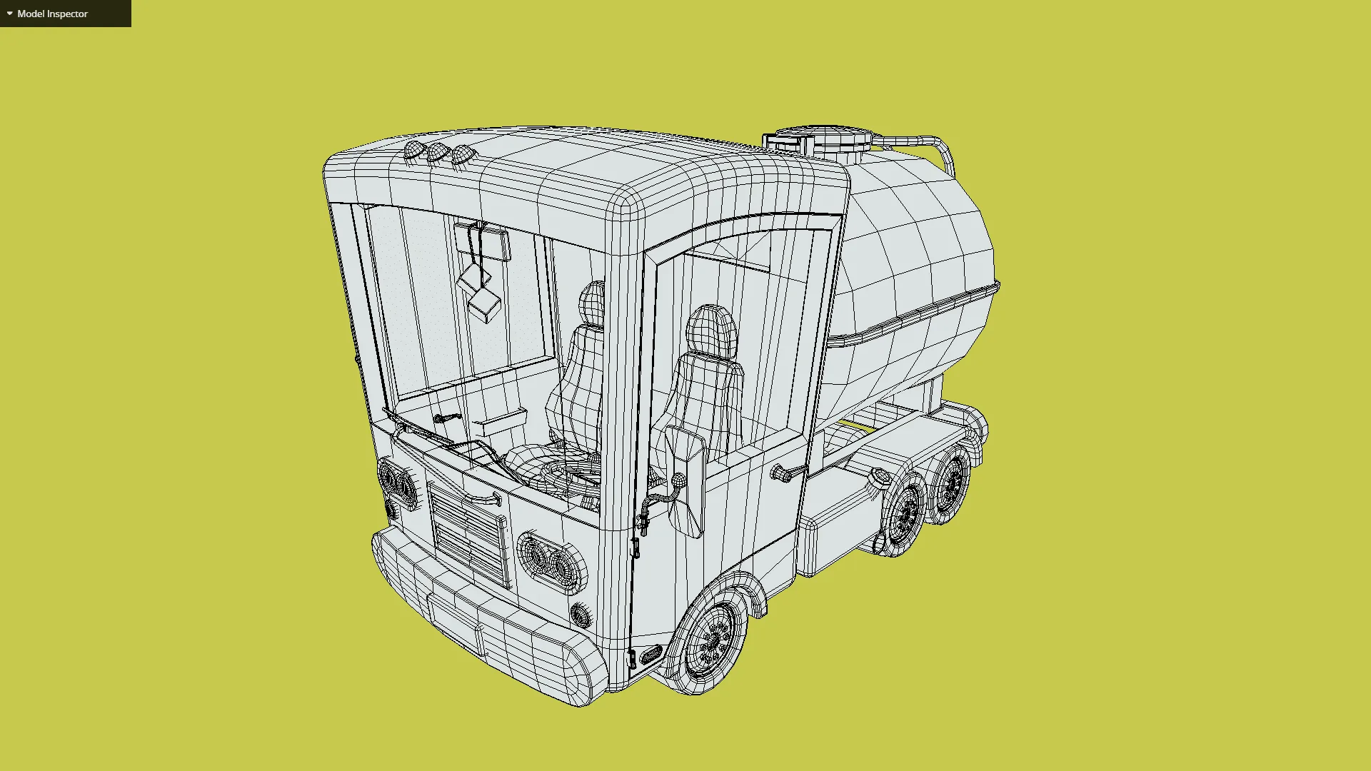 Stylized Gasoline Truck