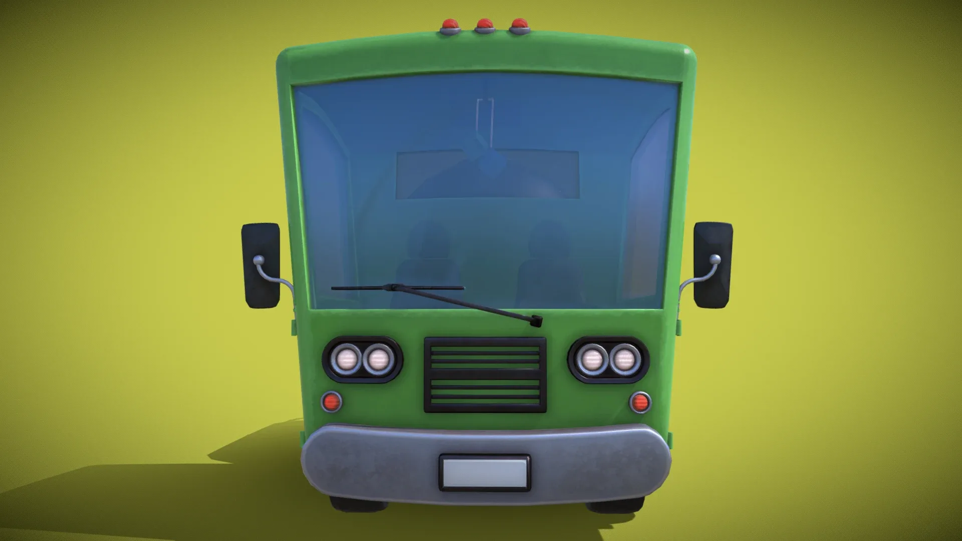 Stylized Gasoline Truck