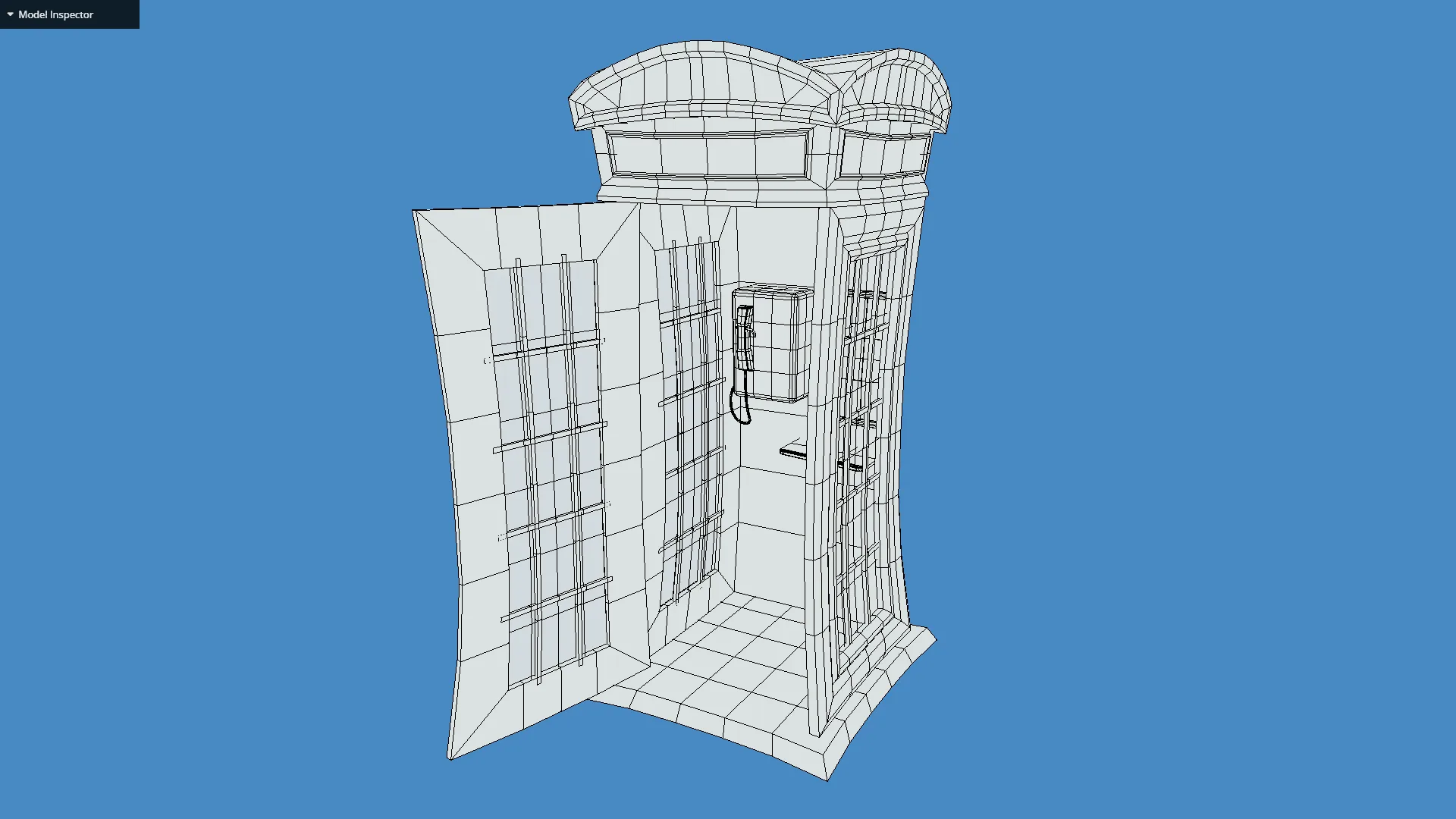 Stylized London UK Telephone Box