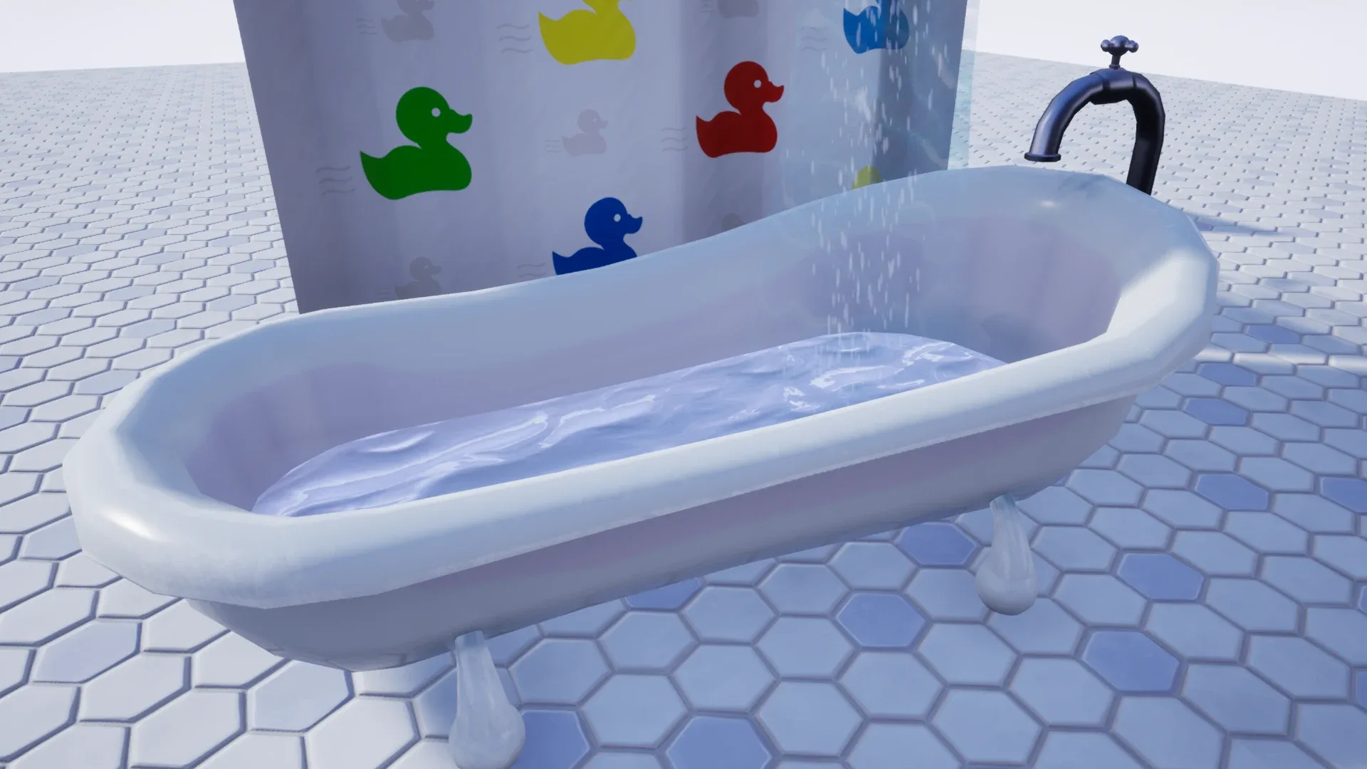 Stylized Bathroom Furniture [Unreal / Unity]