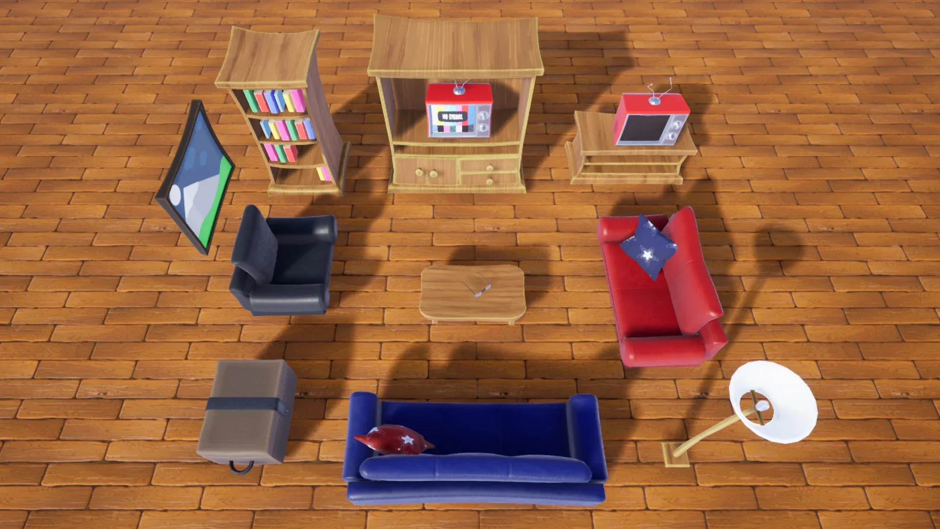 Stylized Living Room Furniture