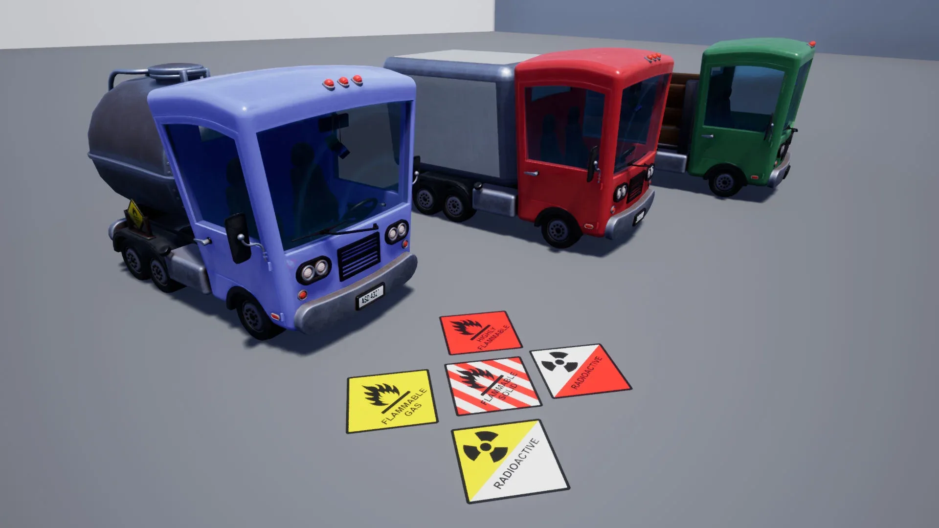 Stylized Truck Pack (Drivable Truck)