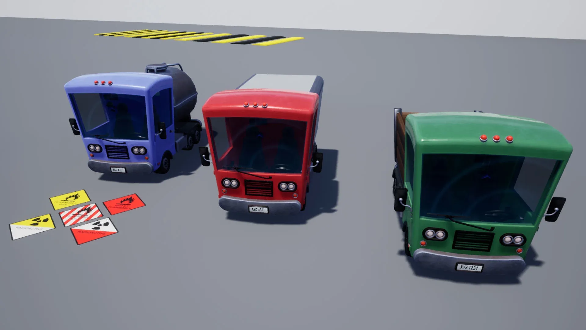 Stylized Truck Pack (Drivable Truck)
