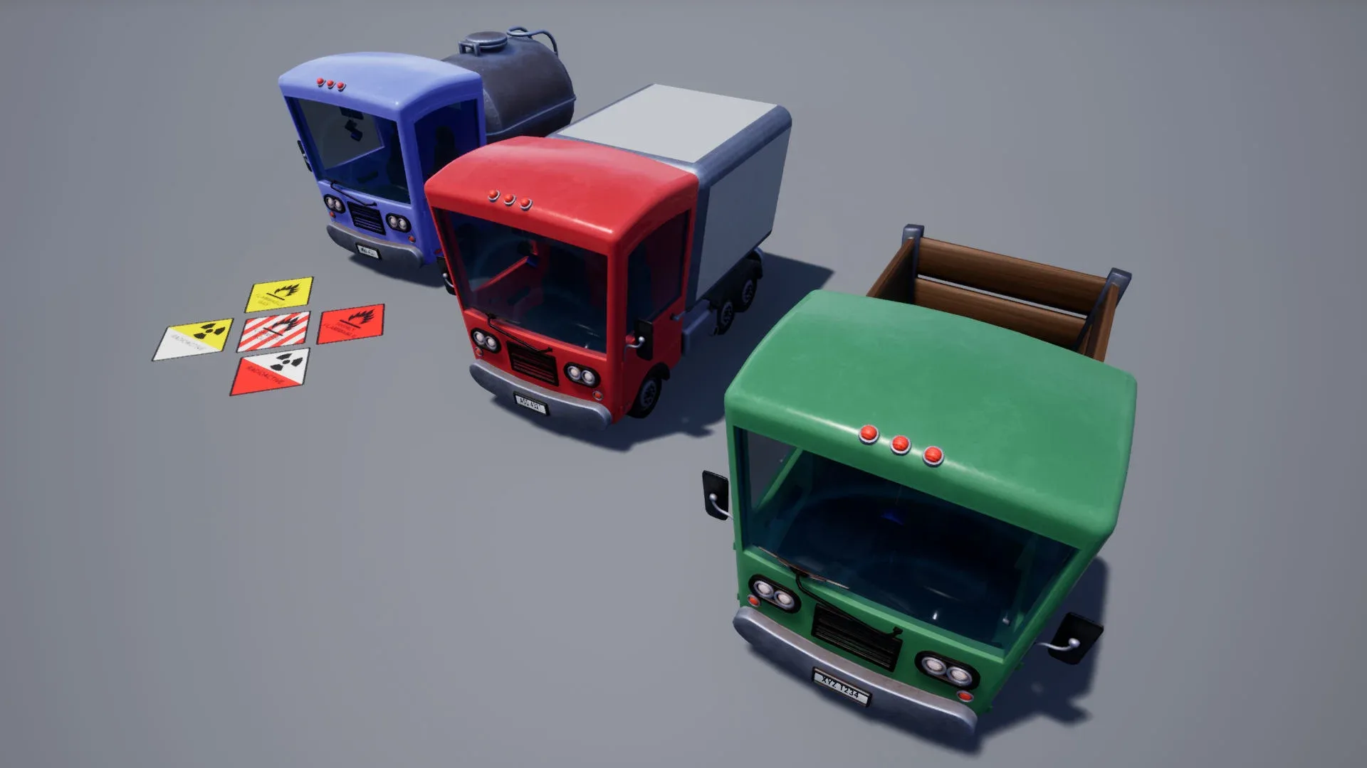 Stylized Truck Pack (Drivable Truck)