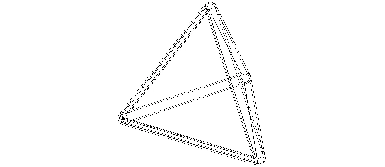 Wireframe Tetrahedron