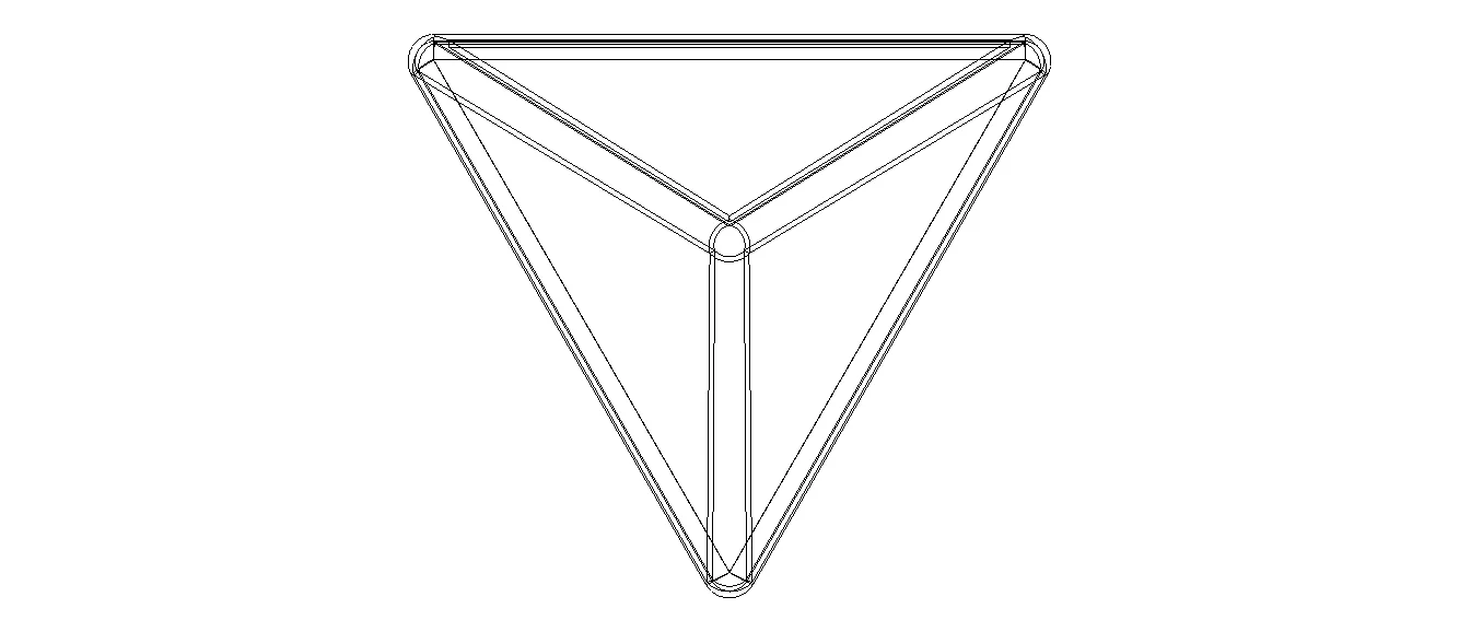 Wireframe Tetrahedron