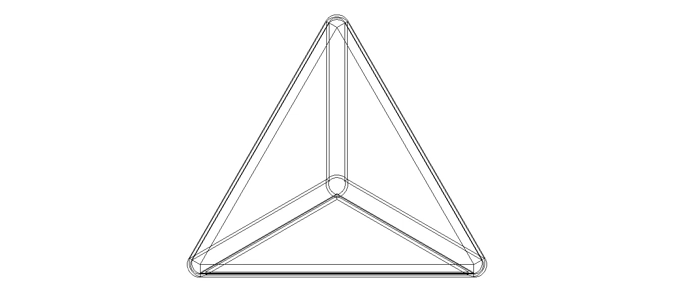 Wireframe Tetrahedron