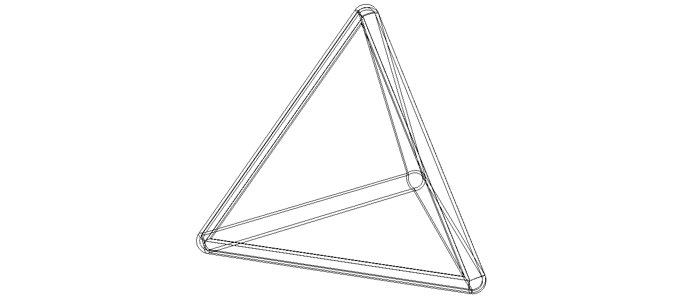 Wireframe Tetrahedron