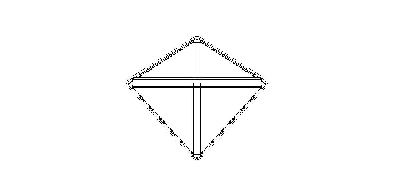 Wireframe Tetrahedron