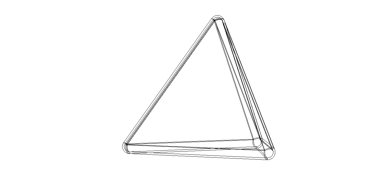 Wireframe Tetrahedron