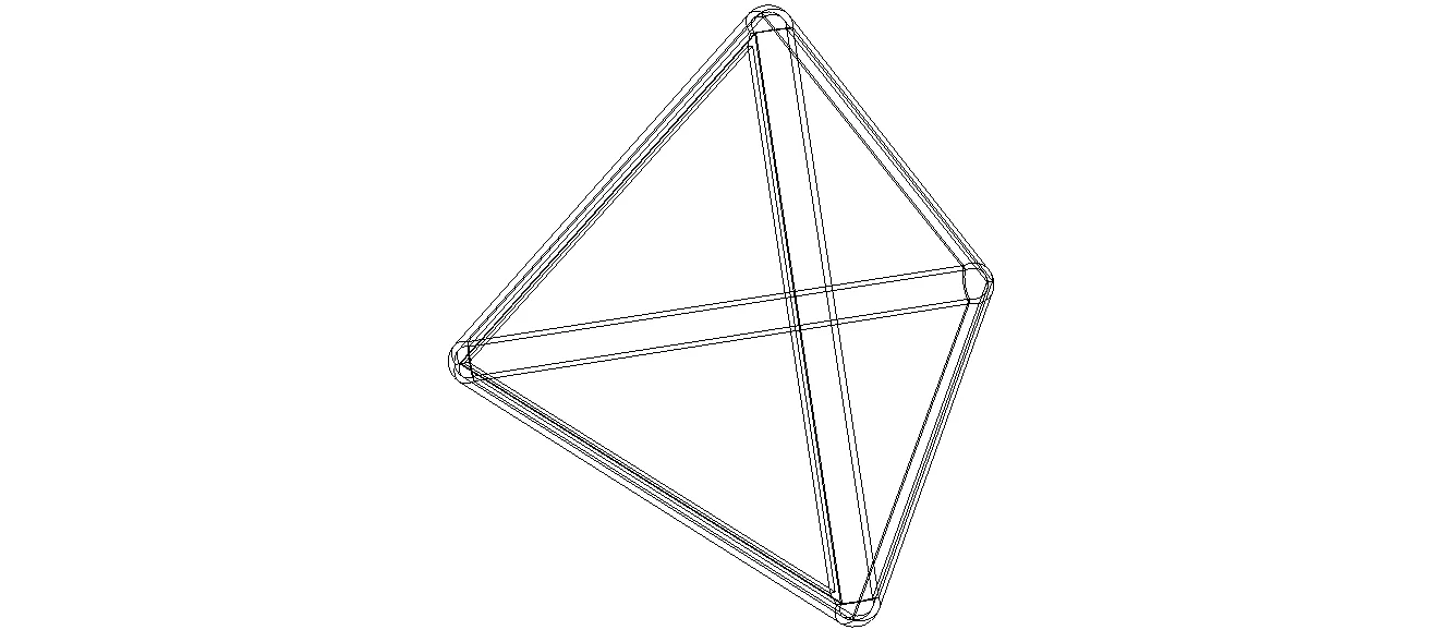 Wireframe Tetrahedron