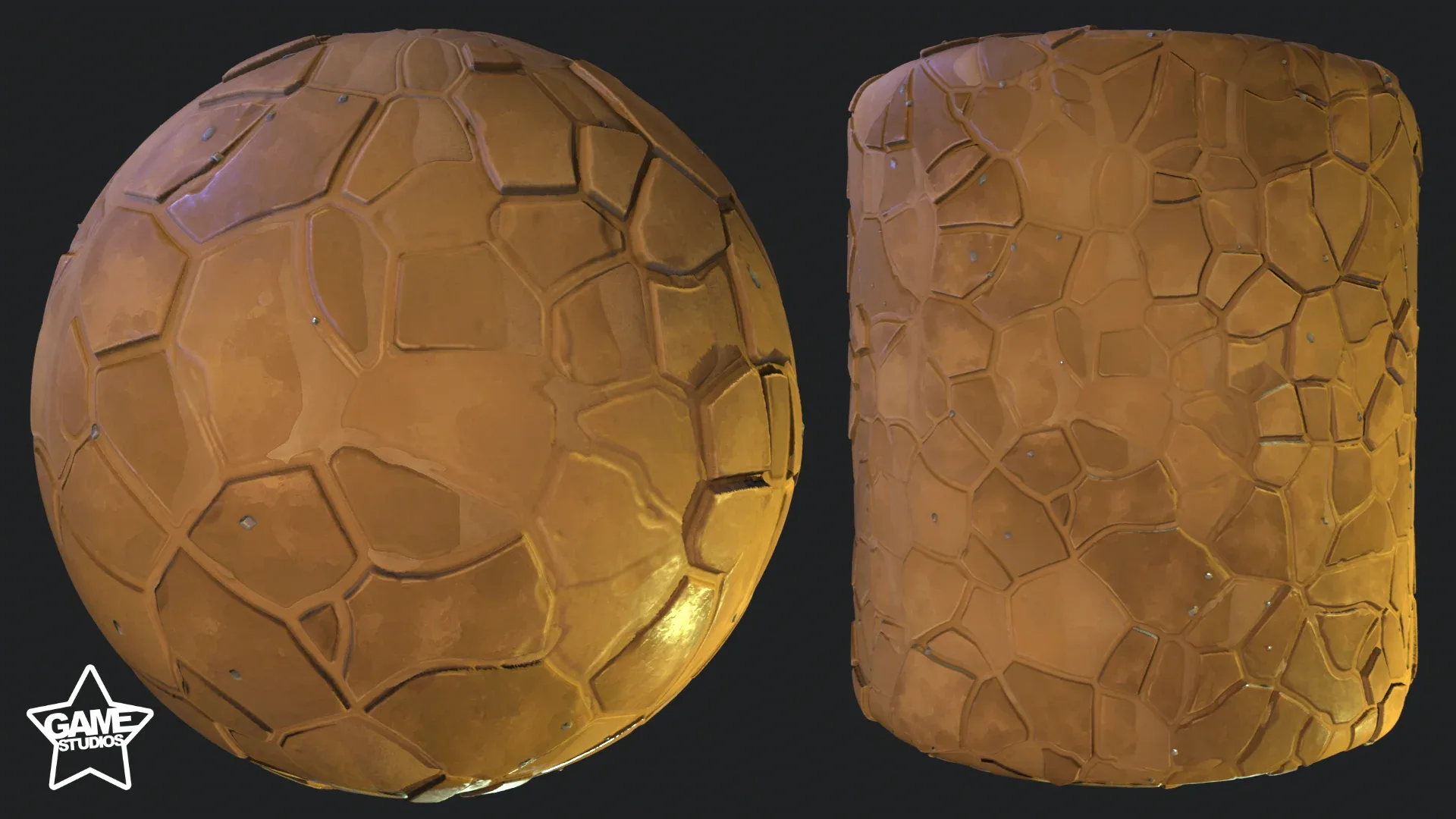 Stylized Desert Tiles Material 05 - Substance 3D Designer