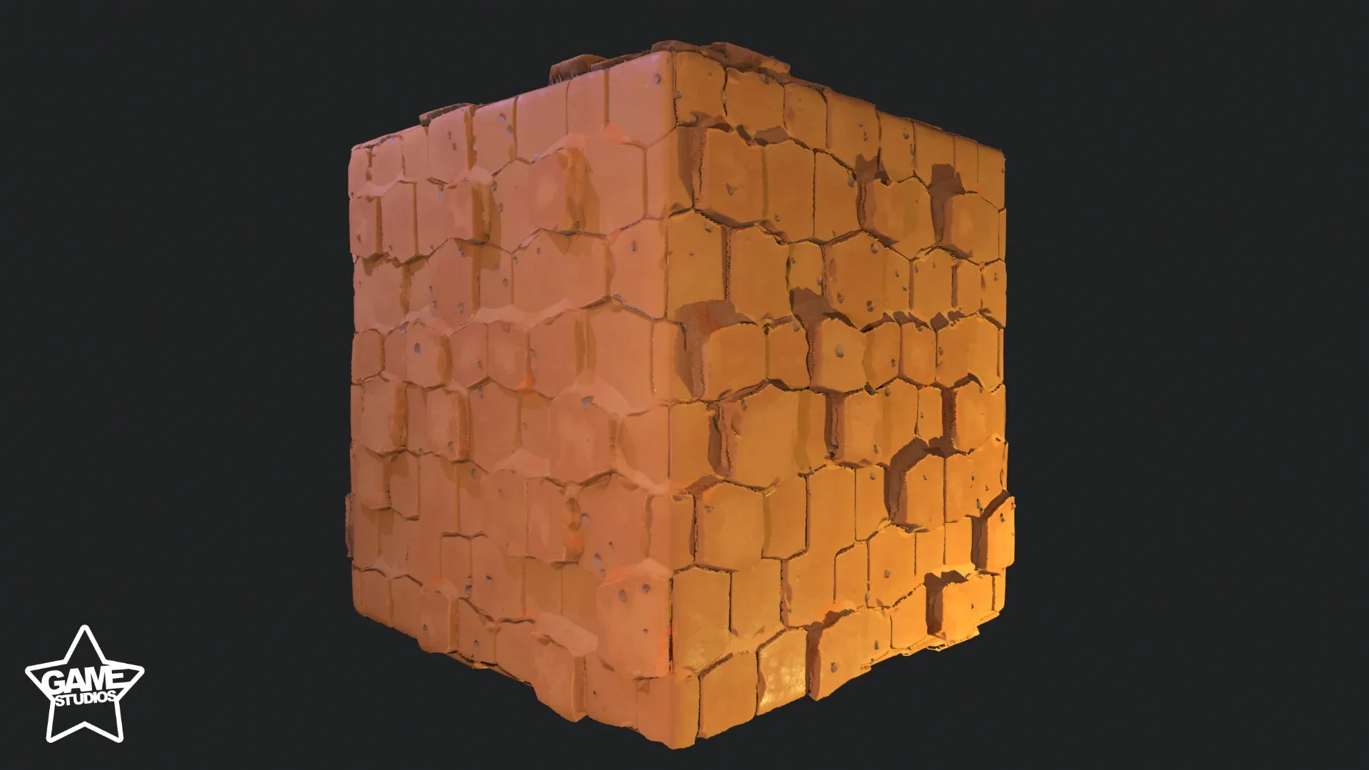 Stylized Desert Tiles Material 04 - Substance 3D Designer