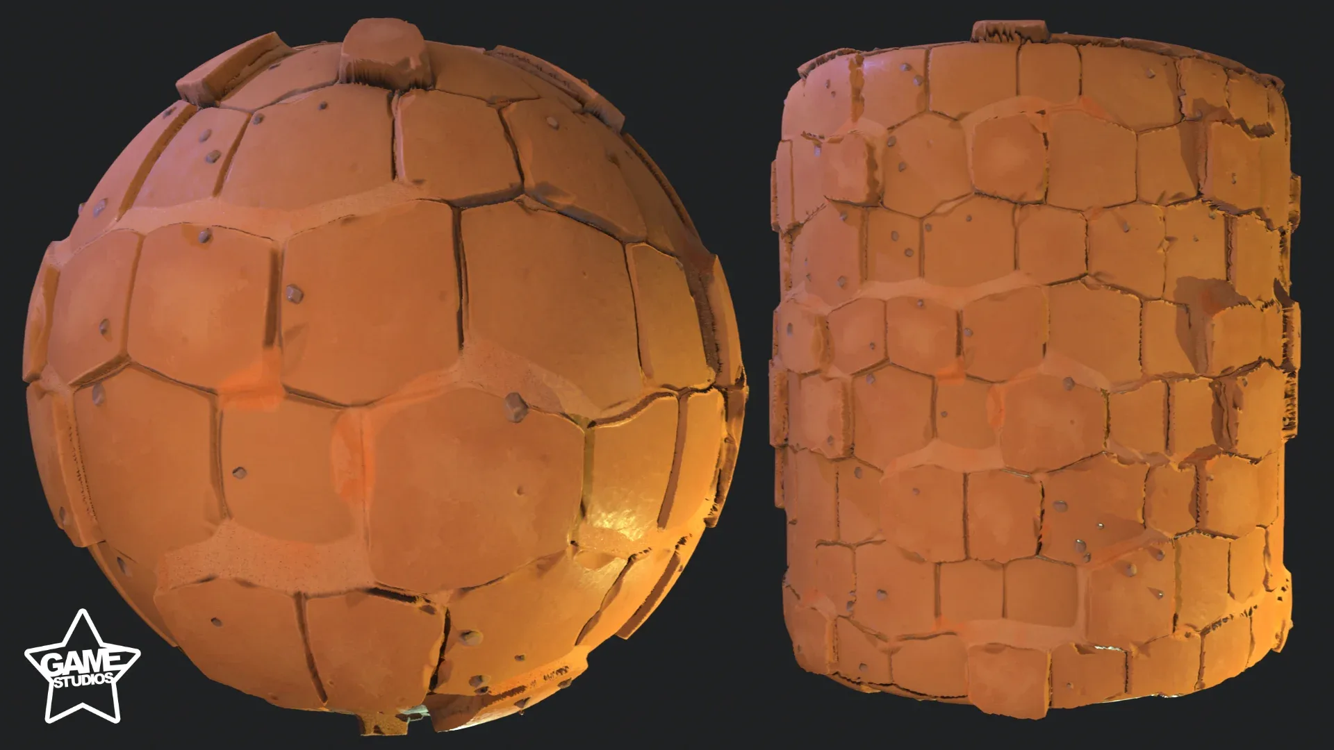 Stylized Desert Tiles Material 04 - Substance 3D Designer