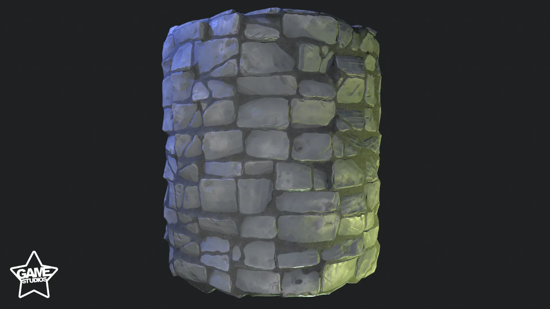 Stylized Brick Wall Material 05 - Substance 3D Designer