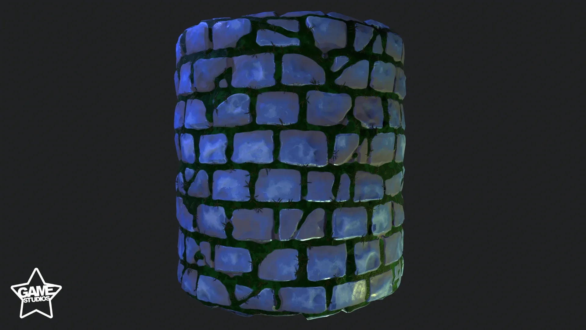 Stylized Brick Wall Material 03 - Substance 3D Designer