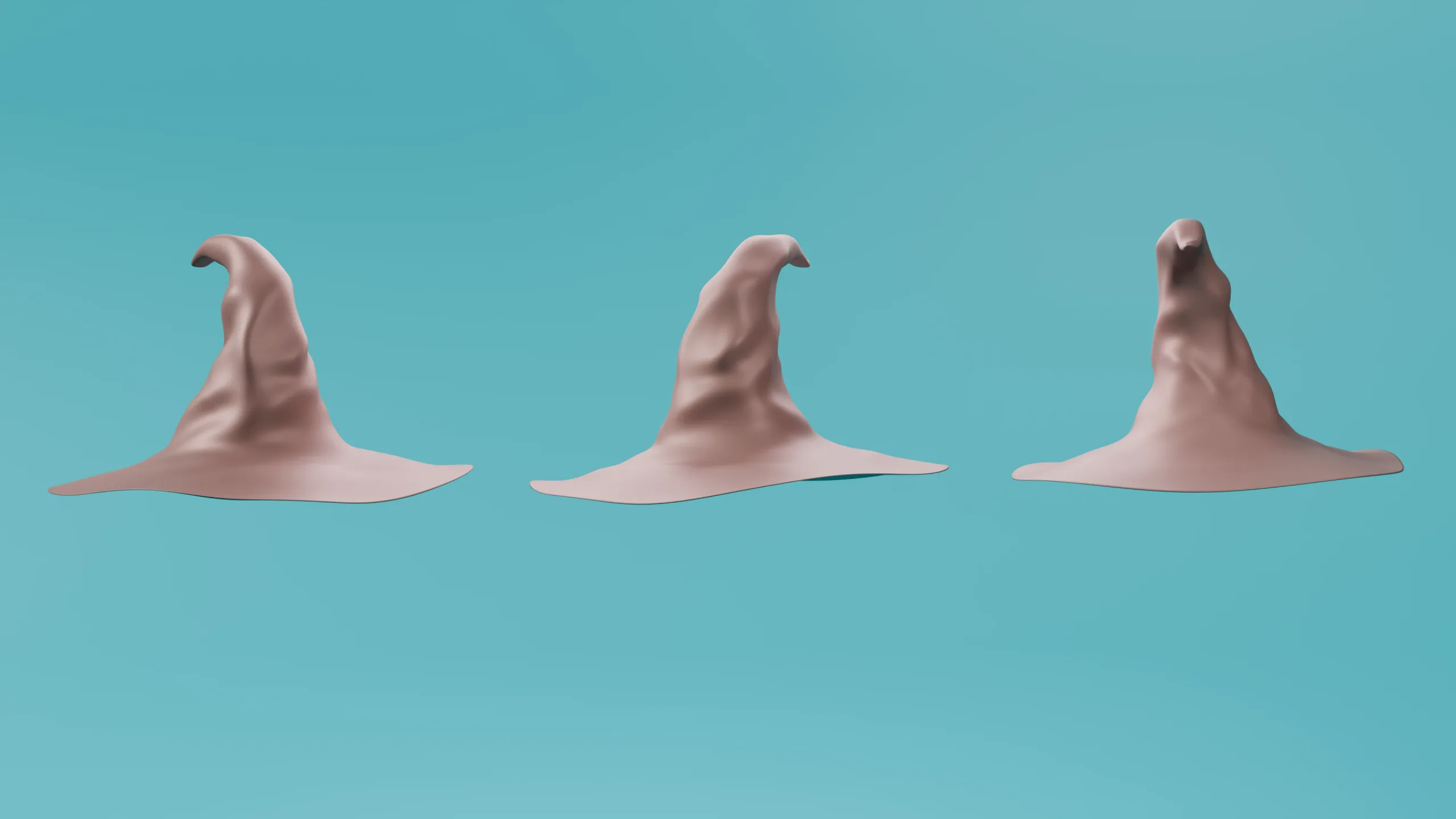 15 Fantasy/Wizard/Mage Hats - Basemesh Models + Bonus