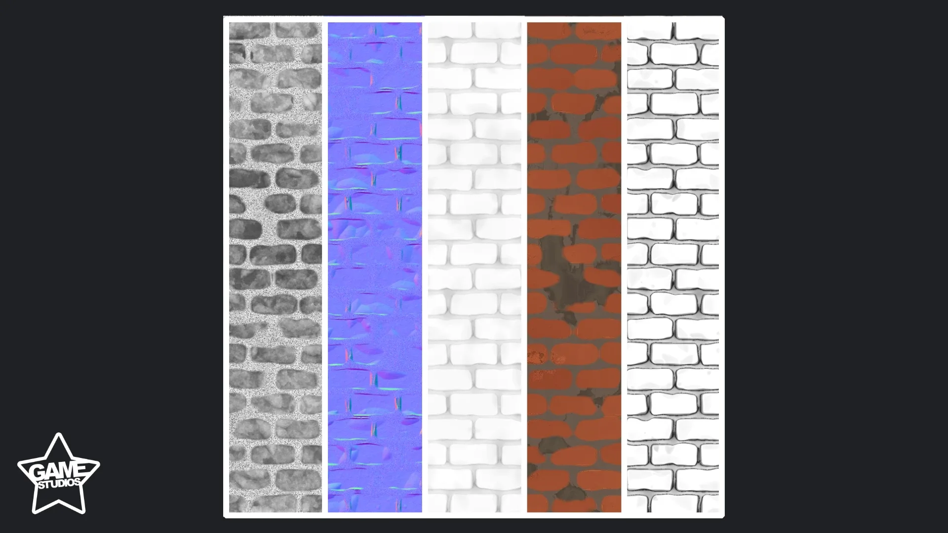 Stylized Brick Wall Material 01 - Substance 3D Designer