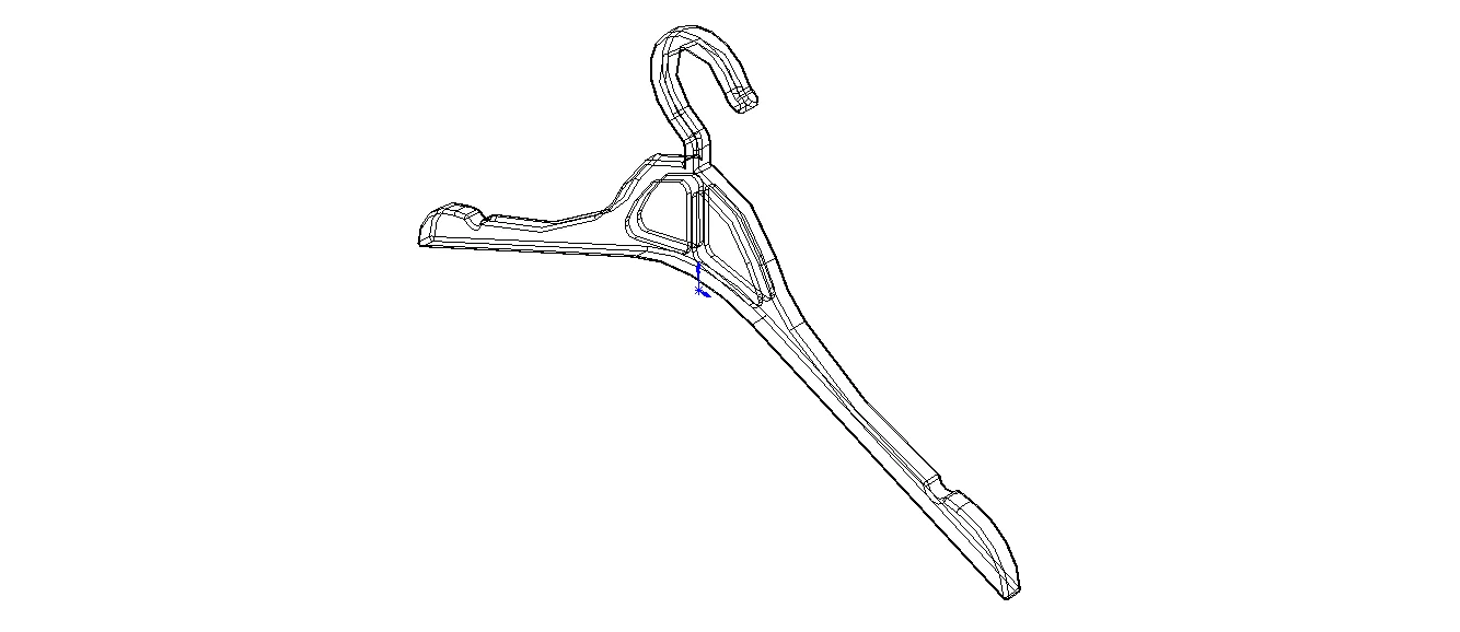 Plastic Clothes Hanger