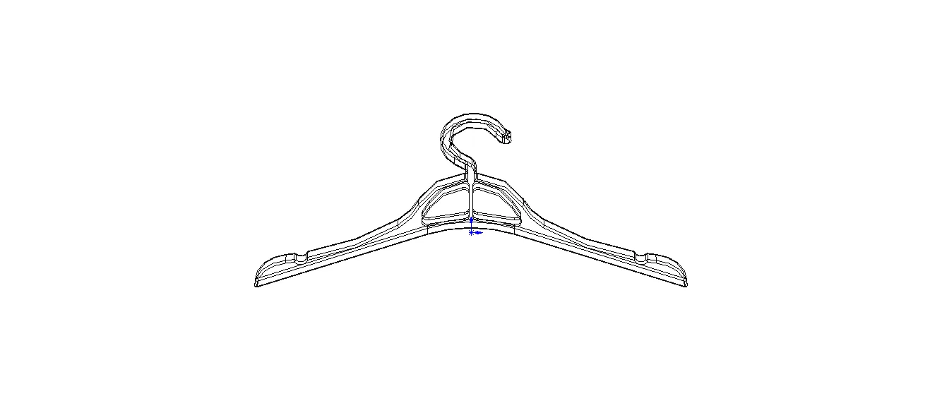 Plastic Clothes Hanger