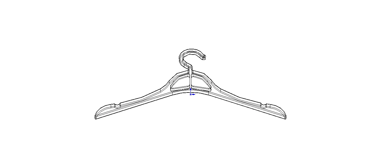 Plastic Clothes Hanger